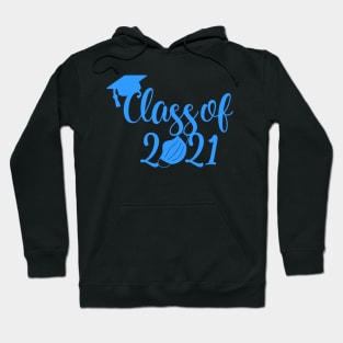 class of 2021 blue Hoodie